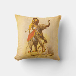 Vintager Circus Art Throw Kissen