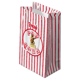 Vintager Circus Popcorn-Vorlage Kleine Geschenktas Geschenktüte