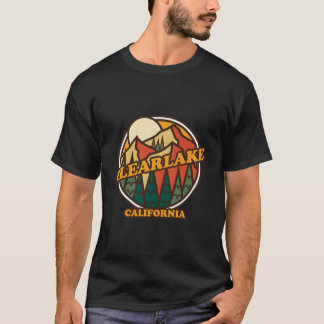 Vintager Clearlake Bergsee-Zauber im Val Piora T-Shirt
