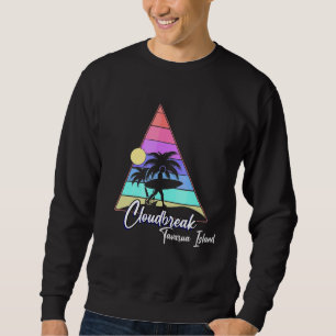Vintager Cloudbreak Fidschi Surfing Sweatshirt