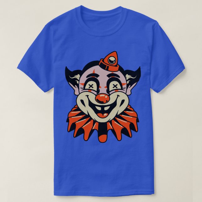Vintager Clown Halloween T-Shirt (Design vorne)