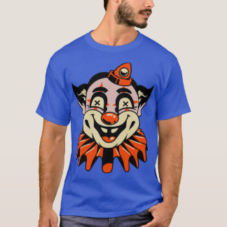 Vintager Clown Halloween T-Shirt