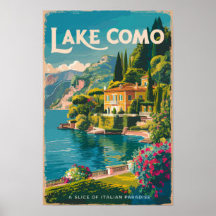 Vintager Comer See Poster