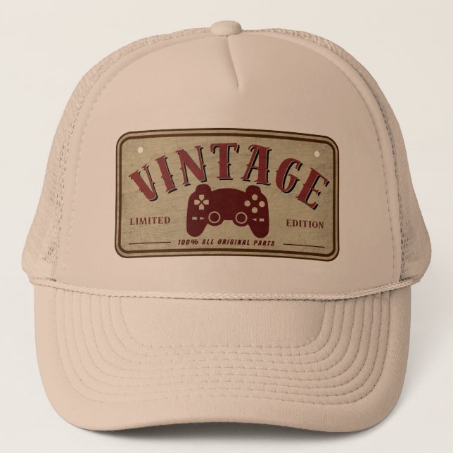 Vintager Controller Limited Edition Originalteile Truckerkappe (Vorderseite)