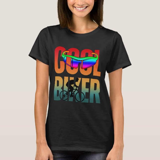 Vintager Cooler Biker T-Shirt (Vorderseite)