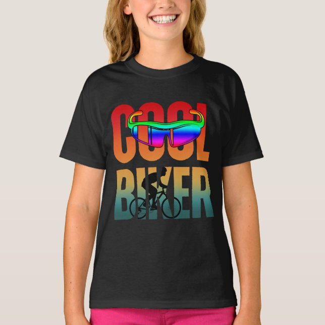 Vintager Cooler Biker T-Shirt (Vorderseite)