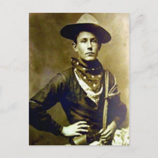 Vintager Cowboy 17 Postkarte
