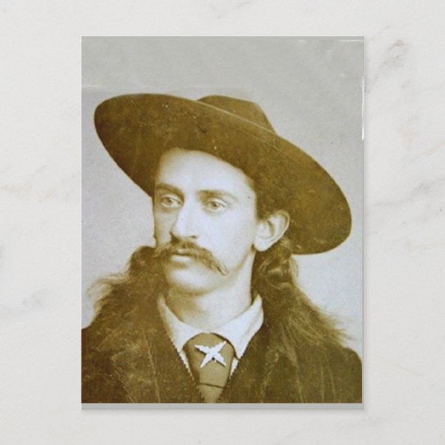Vintager Cowboy 19 Postkarte (Vorderseite)