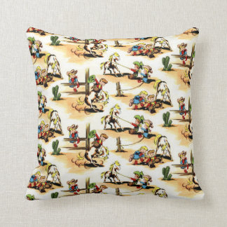 Vintager Cowboy - Cowgirls - Pferde - Kissen