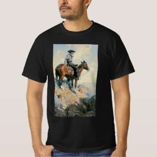Vintager Cowboy, Sentinel der Ebenen von Dunton T-Shirt