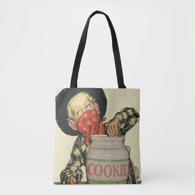 Vintager Cowboy Toy Gun Hand in Keksjar Tasche (Vorderseite)