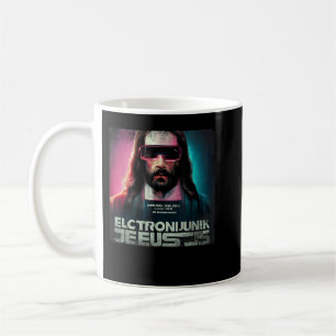 Vintager Cyberpunk Jesus Futuristic Religious Chri Kaffeetasse