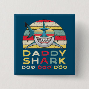 Vintager Daddy Shark "Doo Doo Doo Doo" Button