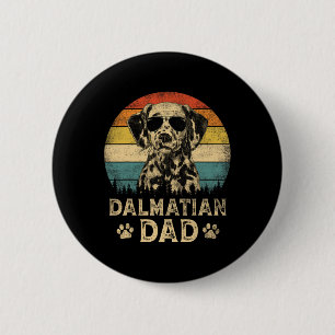 Vintager Dalmatiner Vater Hunde Liebhaber Vater#39 Button