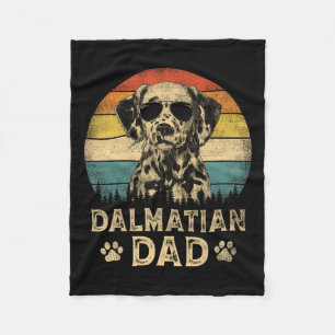 Vintager Dalmatiner Vater Hunde Liebhaber Vater#39 Fleecedecke