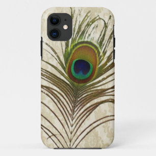 Vintager Damask Peacock Feathers iPhone5 Fall Case-Mate iPhone Hülle
