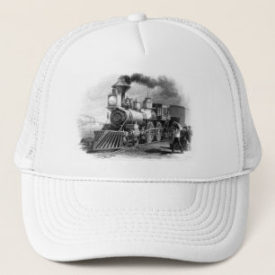 Vintager Dampflokomotorschuh Truckerkappe