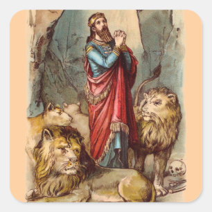 Vintager Daniel im Lions Den Sticker