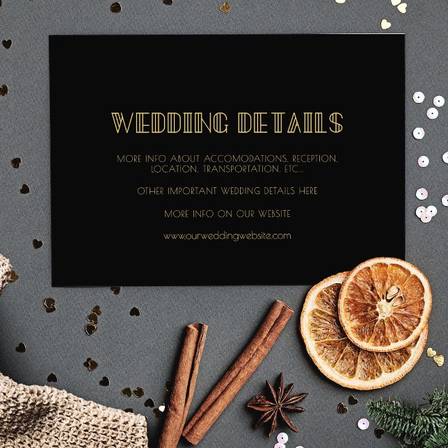 Vintager Deko der 20er Jahre Begleitkarte (Von Creator hochgeladen)