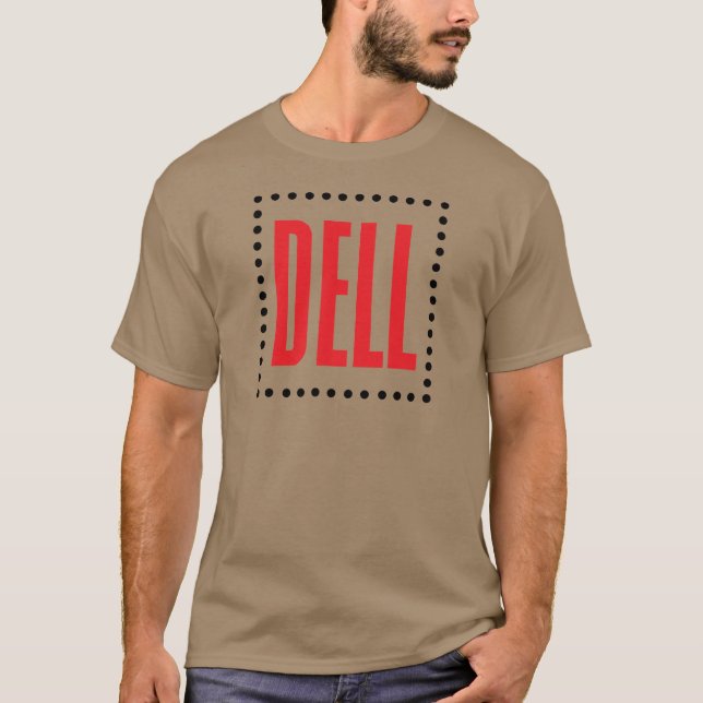 Vintager Dell Logo-T - Shirt (Vorderseite)