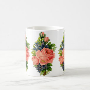 Vintager Design Rose Cup Kaffeetasse