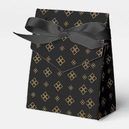 Vintager Designer Gold Diamond Muster Geschenkschachtel