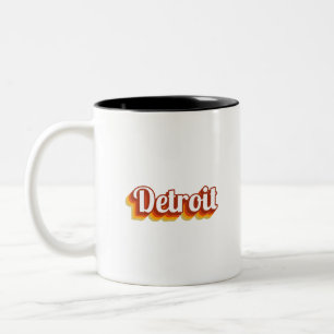 Vintager Detroit Zweifarbige Tasse