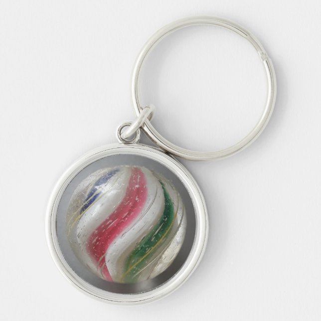 Vintager deutscher Handmarmor Schlüsselanhänger (Vorne)