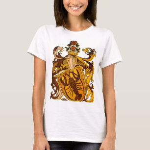 Vintager deutscher Krebs-Zodiakobat T-Shirt