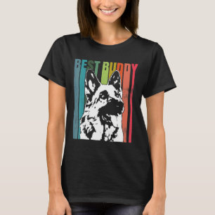 Vintager deutscher Schäferhund Frauen Kinder T-Shirt
