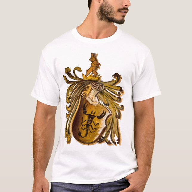 Vintager deutscher Skorpiotegel T-Shirt (Vorderseite)