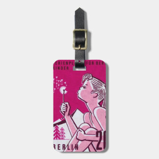 Vintager Deutschland-Deutscher Gepäckanhänger