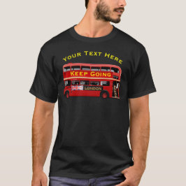 Vintager doppelter Decker-Bus Londons T-Shirt