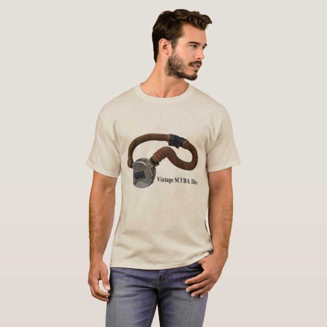 Vintager doppelter Schlauch-Regler T-Shirt (Vorne ganz)
