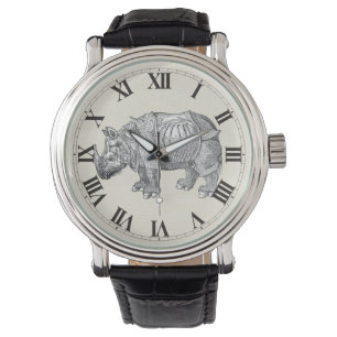 Vintager Durer Rhino Armbanduhr