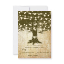 Vintager Eichenbaum Rustikale String Lights Hochze