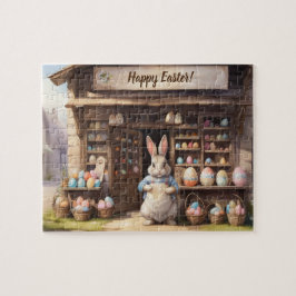 Vintager Eiermarkt und Osterhase