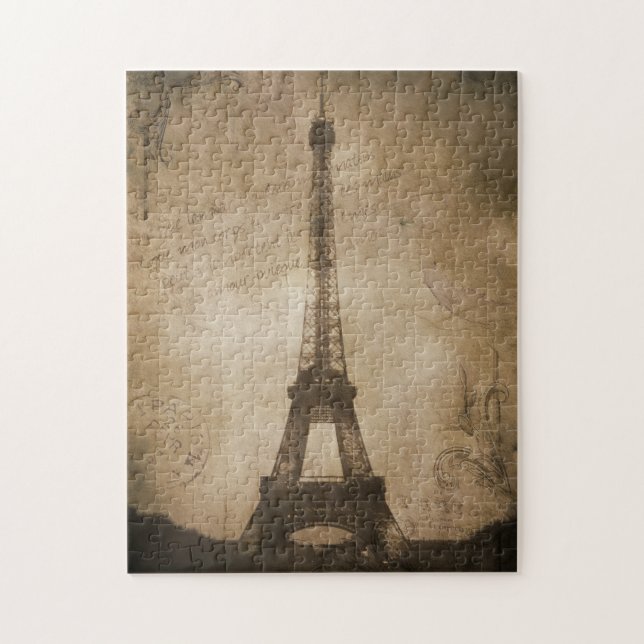 Vintager Eiffel-Turm (Vertikal)