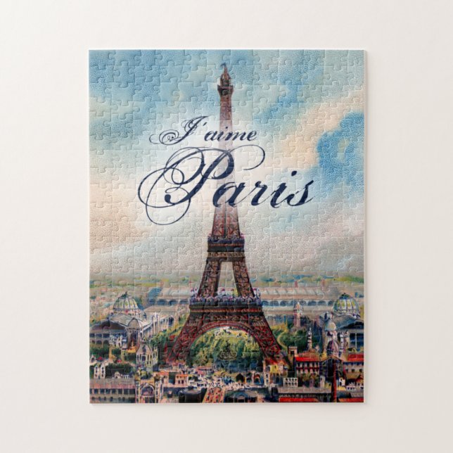 Vintager Eiffel-Turm (Vertikal)