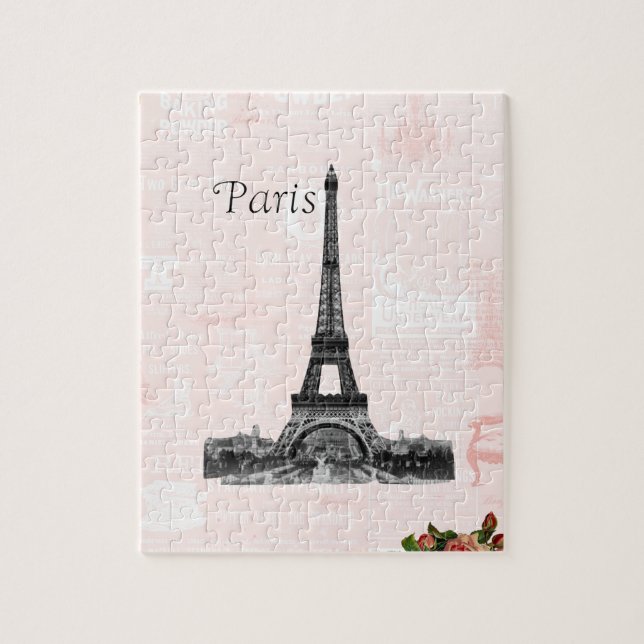 Vintager Eiffel-Turm (Vertikal)