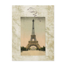 Vintager Eiffelturm Kunst