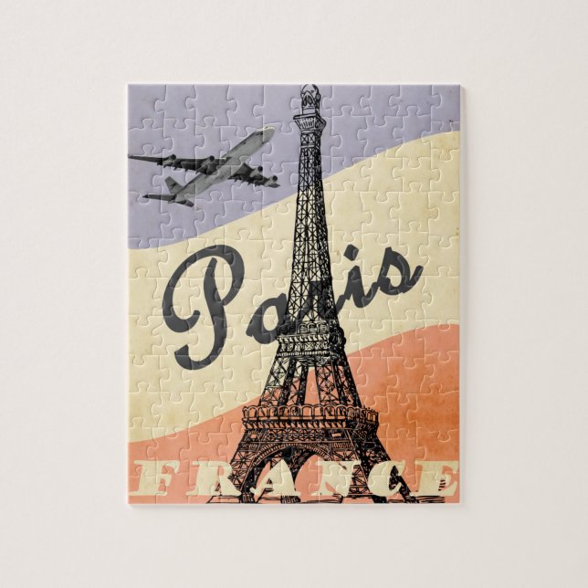 Vintager Eiffelturm Paris (Vertikal)