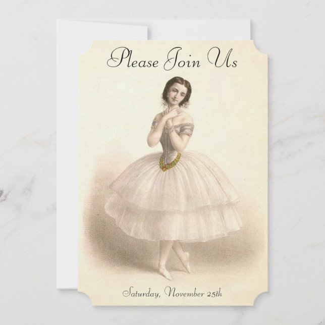 Vintager Einladung (Vorderseite)