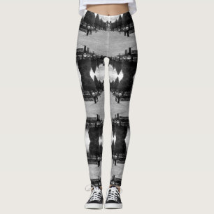 Vintager Eintritt in den Königspalast von Bangkok Leggings
