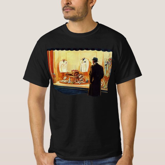 Vintager Einzelhandel, Einzelhandel mit Menschenfe T-Shirt (Vorderseite)