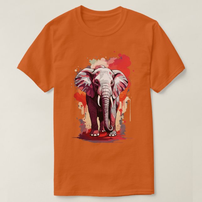 Vintager Elefant T-Shirt (Design vorne)