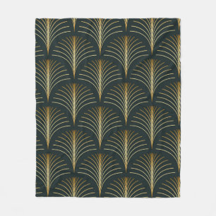 Vintager, eleganter Deko Fleecedecke