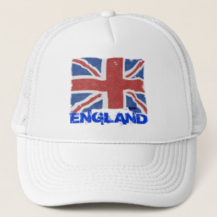Vintager England-Flaggen-Hut Truckerkappe