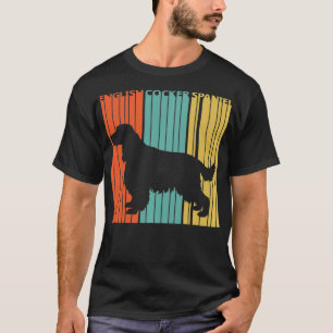 Vintager englischer Cocker Spanischer Hund Pullove T-Shirt