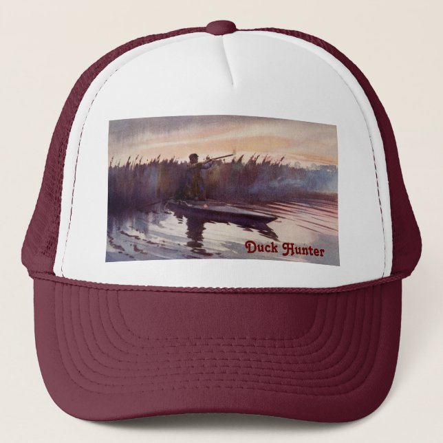 Vintager Enten-Hunter Truckerkappe (Vorderseite)